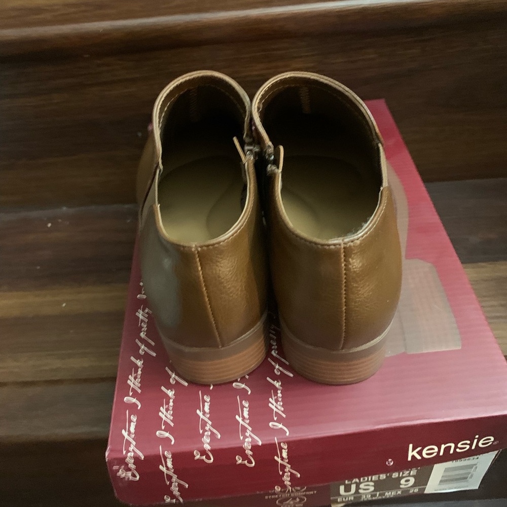 New Kensie Women's Sammy Brown Ankle Boots Bootie Size 9, 10, 7.5, 7, 6.5 - Picture 7 of 15